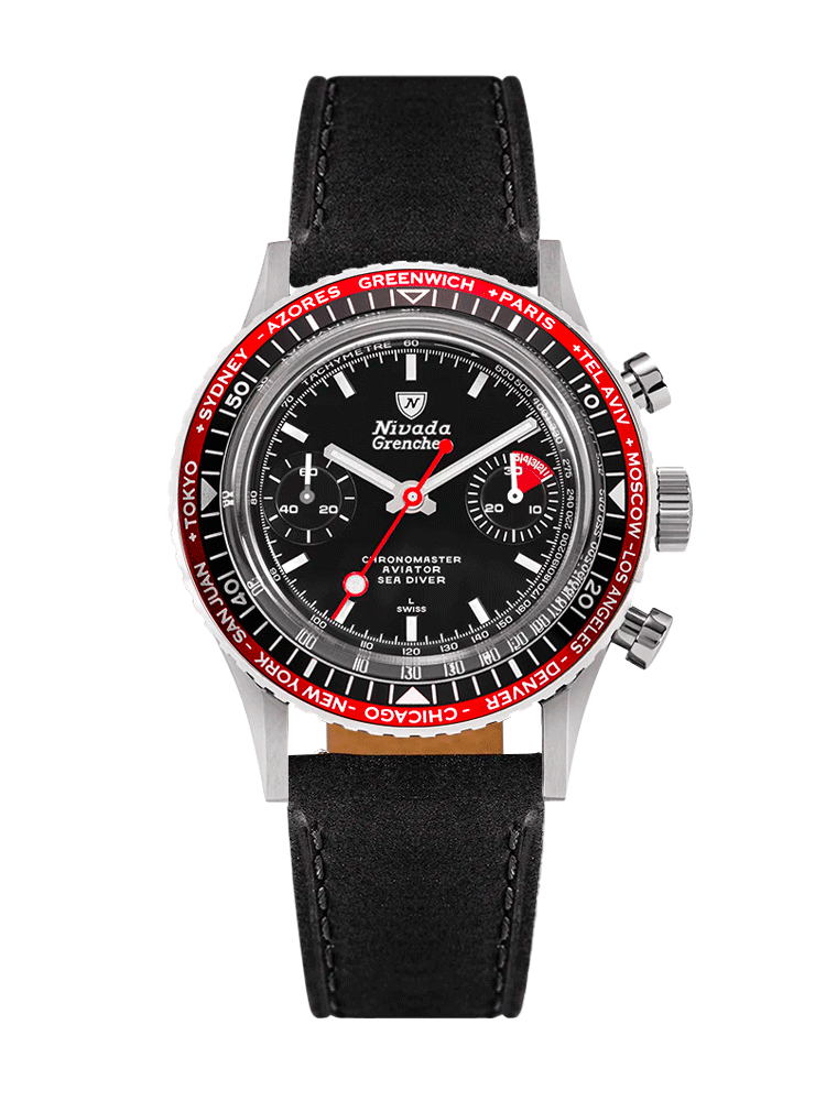 White Lollipop Manual INTER.BEZEL – Nivada Grenchen White Lollipop Manual INTER.BEZEL – Nivada Grenchen