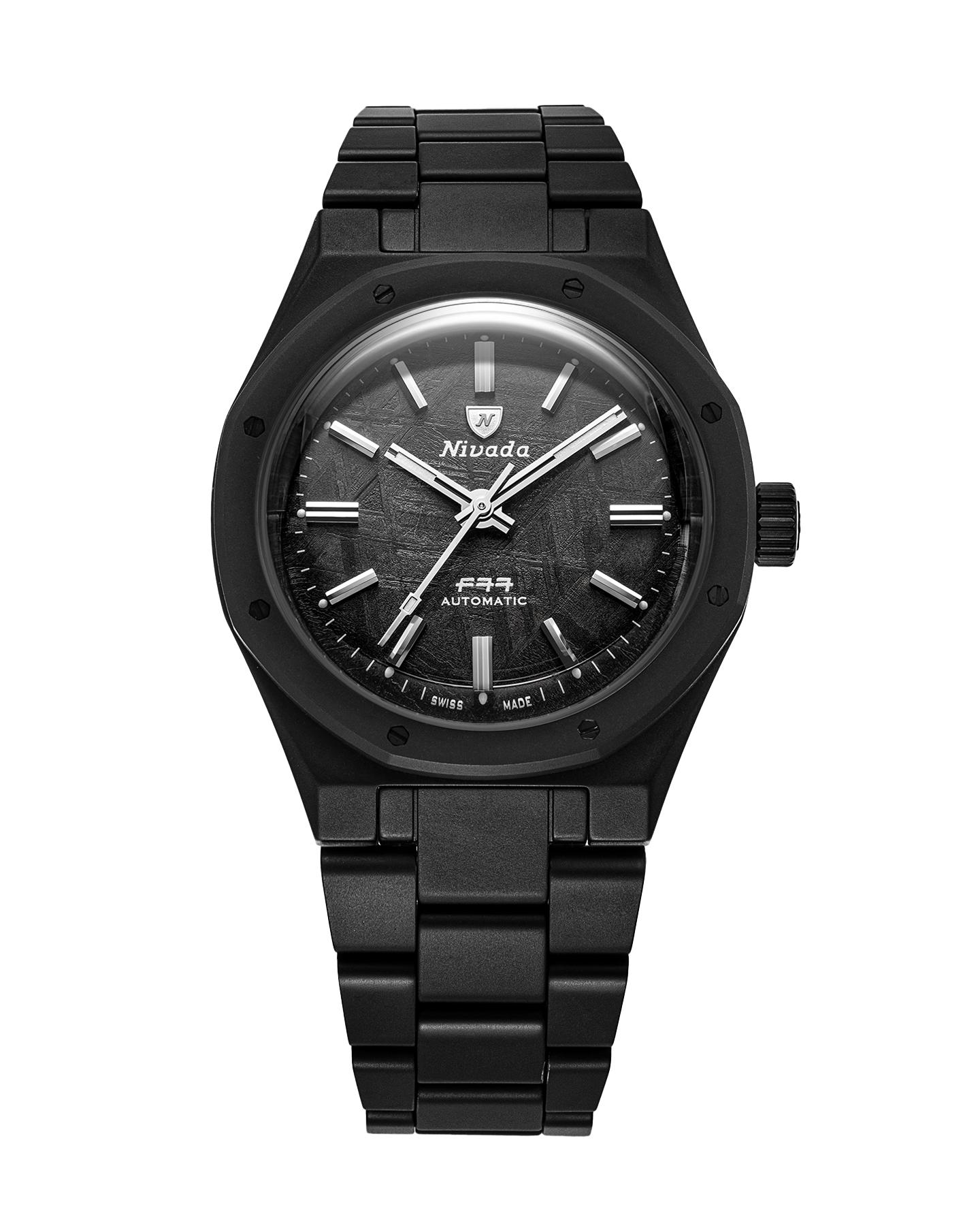 F77 BLACK CERAMIC METEORITE MK1 – Nivada Grenchen