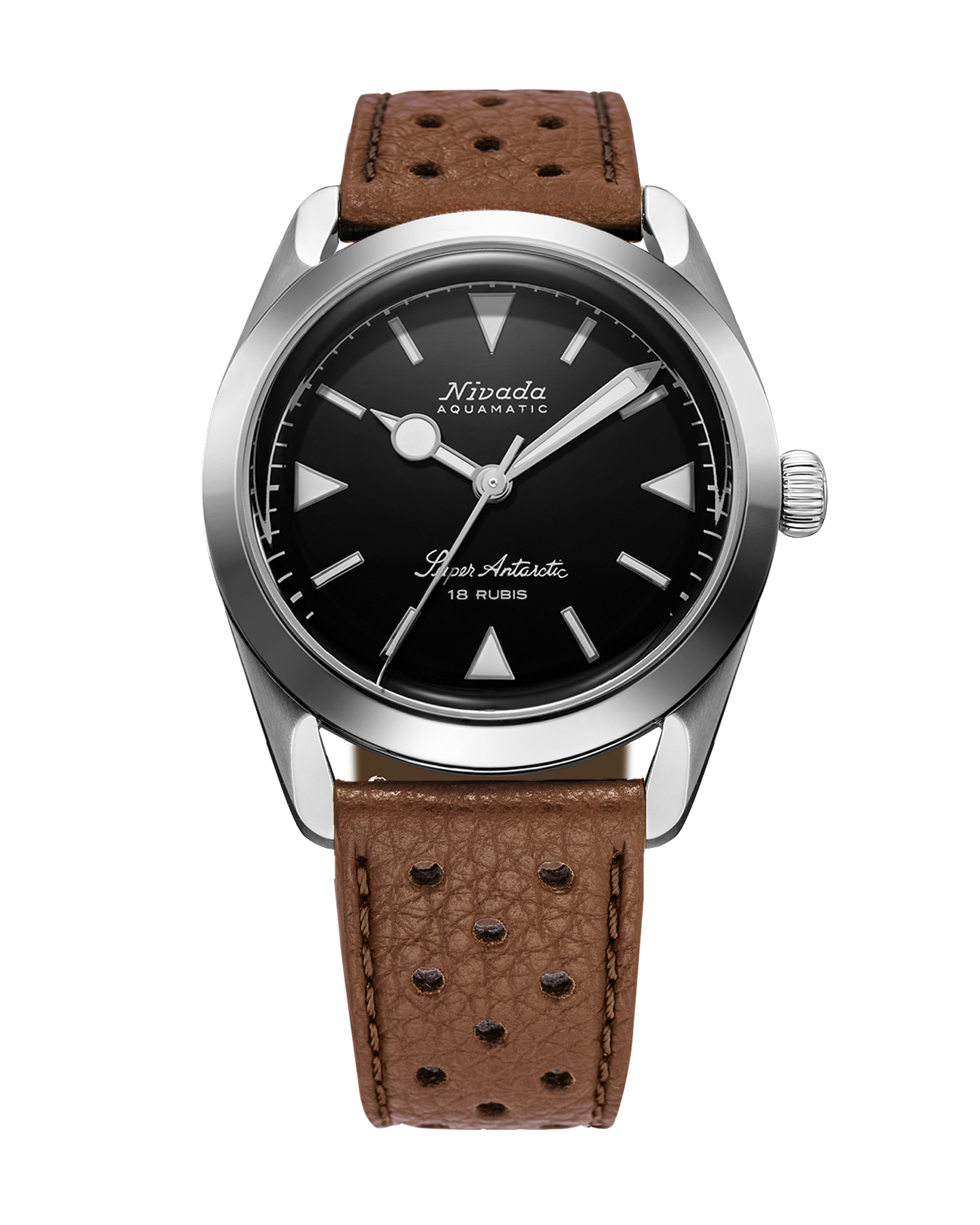 SUPER ANTARCTIC BLACK WHITE LUMINOVA - 35mm – Nivada Grenchen