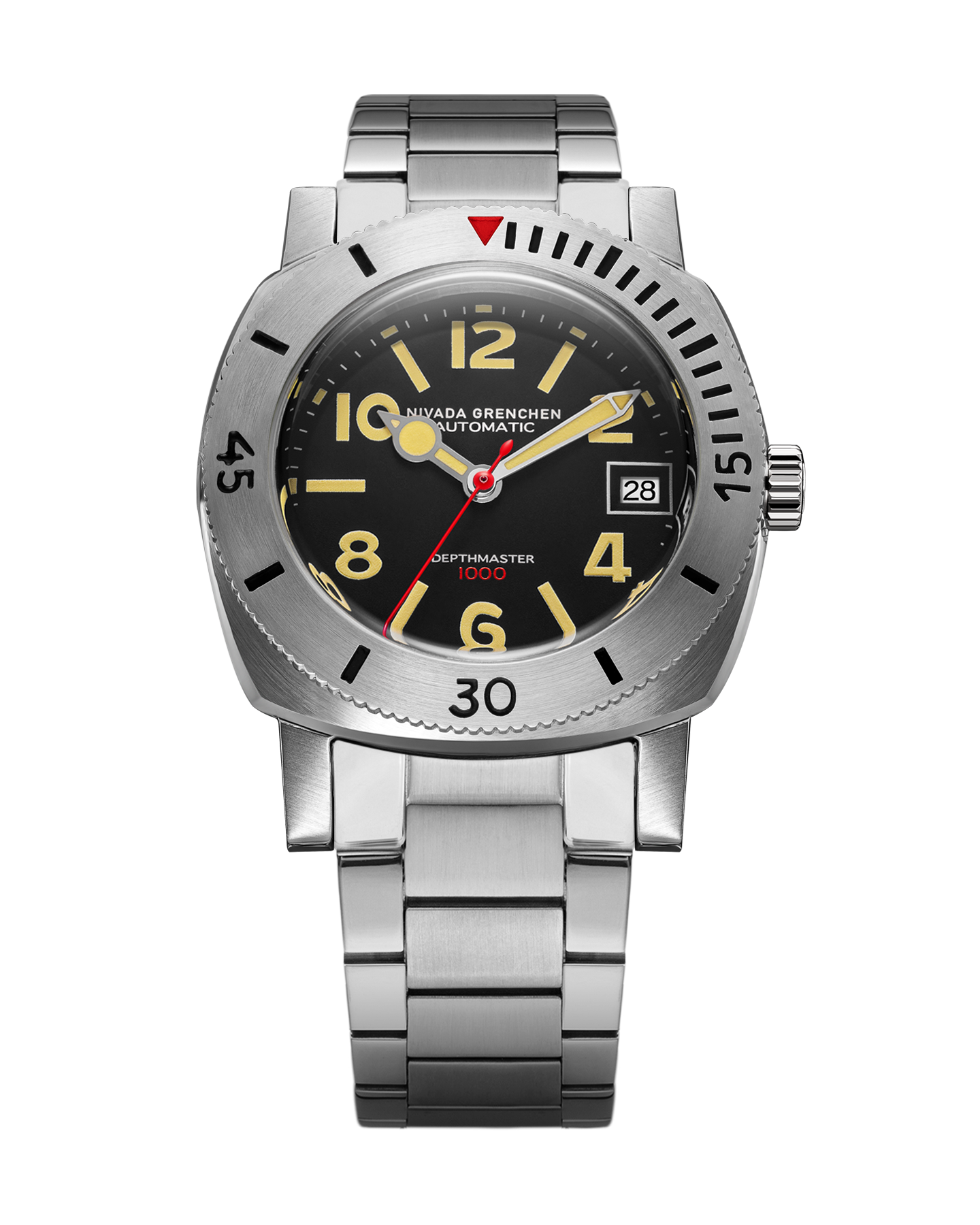 NUMERALS DATE - DEPTHMASTER BLACK – Nivada Grenchen
