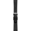 BLACK LEATHER WHITE STITCHING - CHRONOSPORT - Nivada Grenchen
