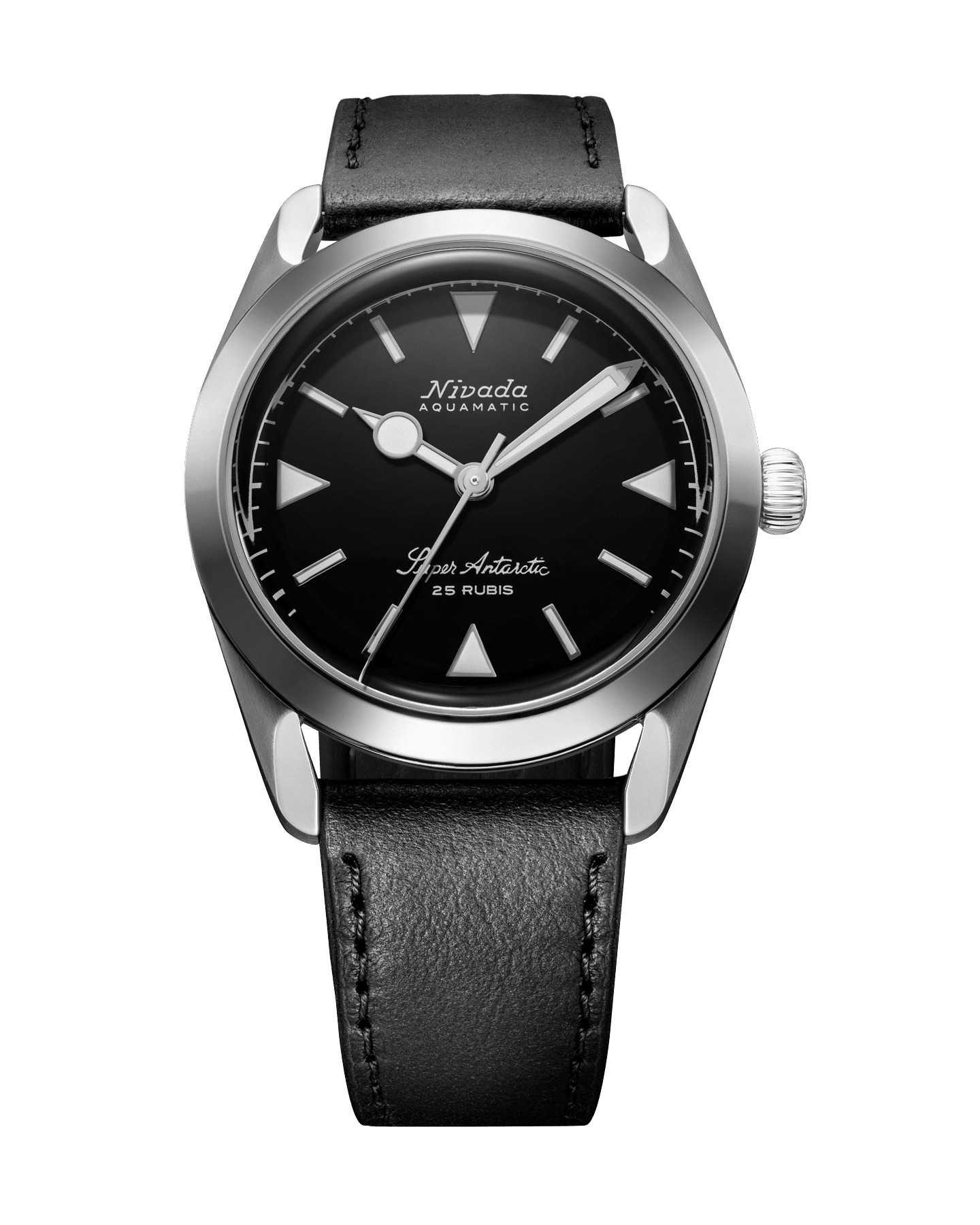 SUPER ANTARCTIC BLACK WHITE LUMINOVA - 35mm – Nivada Grenchen