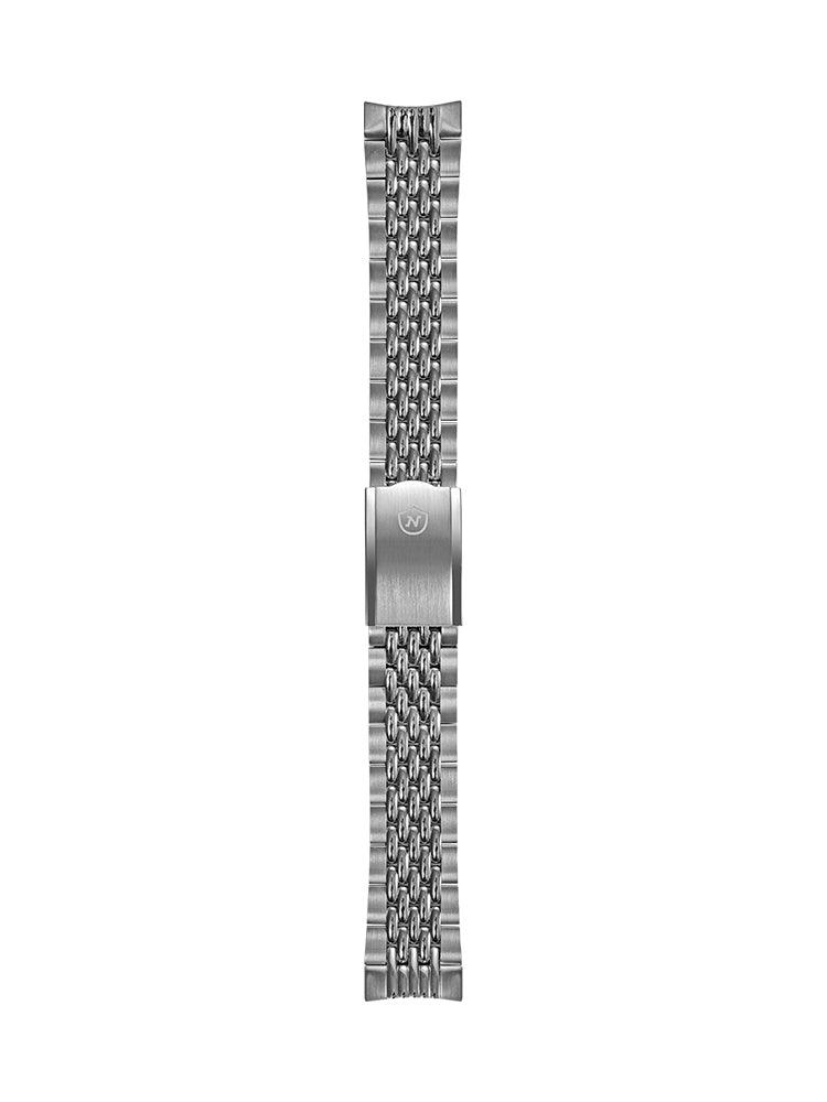 Magnetic Bracelet Graphite Canvas Bracelet Checkered Pattern