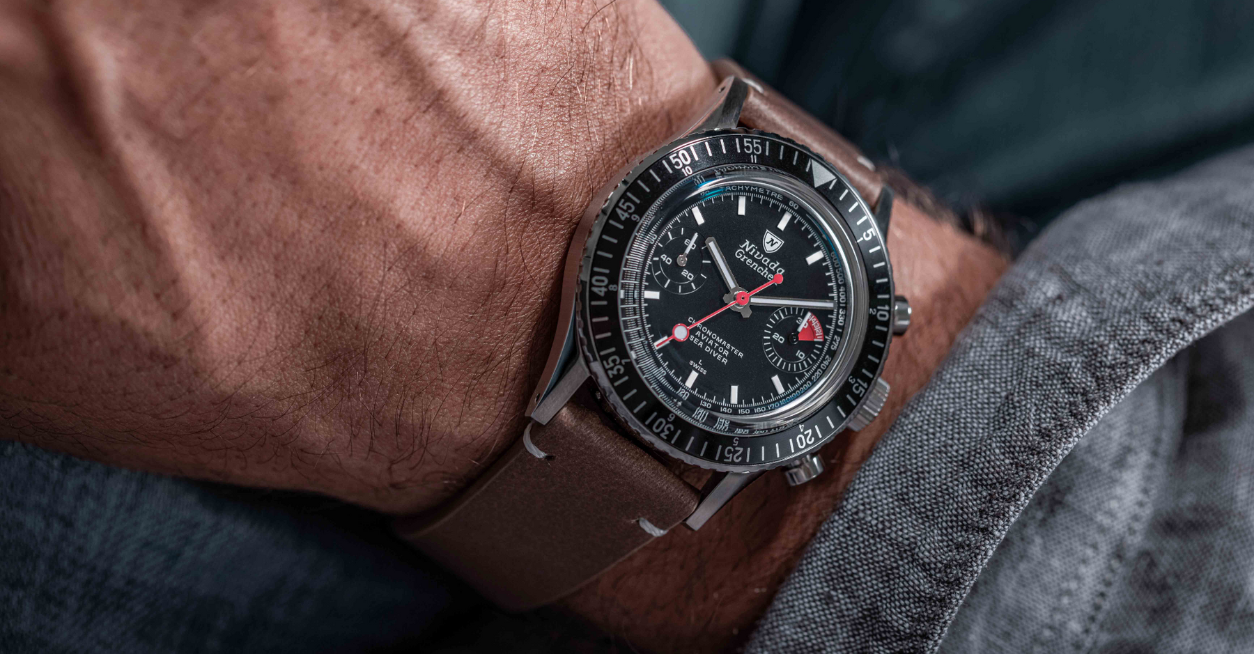 Chronomaster Aviator Sea Diver Nivada Grenchen