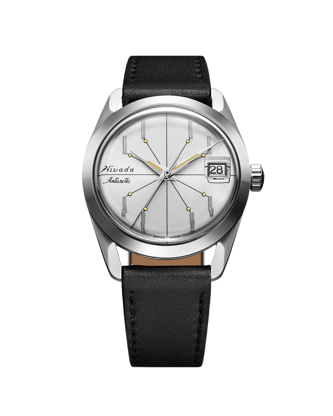 ANTARCTIC SPIDER SILVER - 35mm – Nivada Grenchen