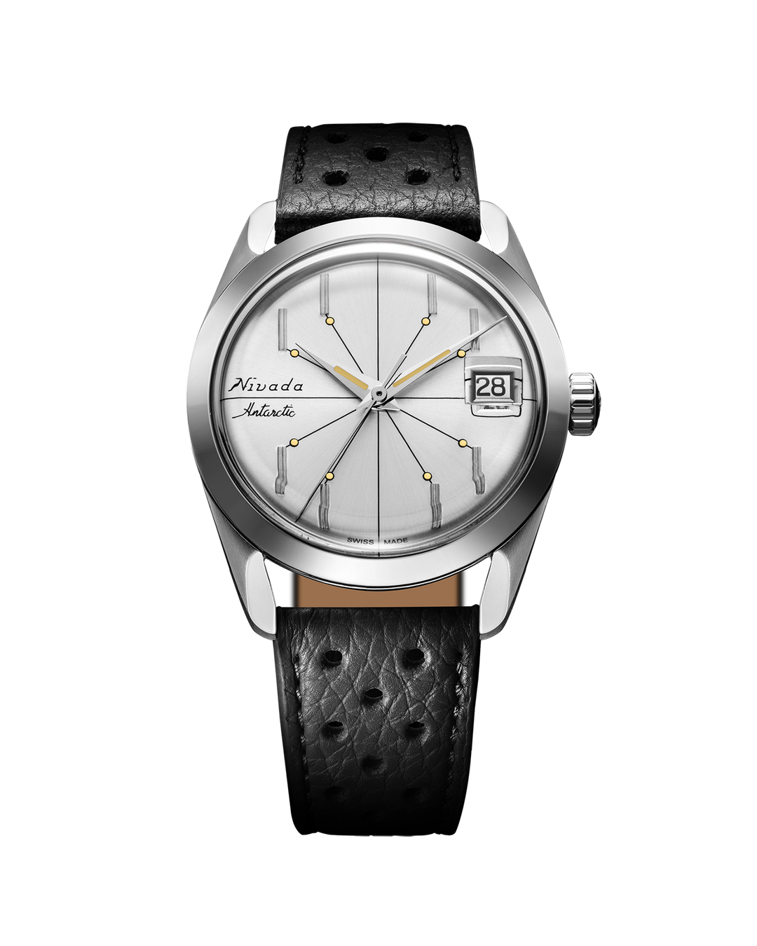 ANTARCTIC SPIDER SILVER - 35mm – Nivada Grenchen