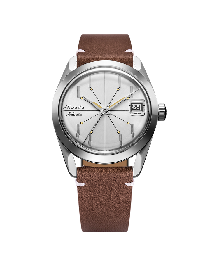ANTARCTIC SPIDER SILVER - 35mm – Nivada Grenchen