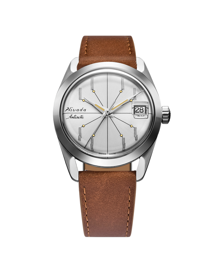 ANTARCTIC SPIDER SILVER - 35mm – Nivada Grenchen