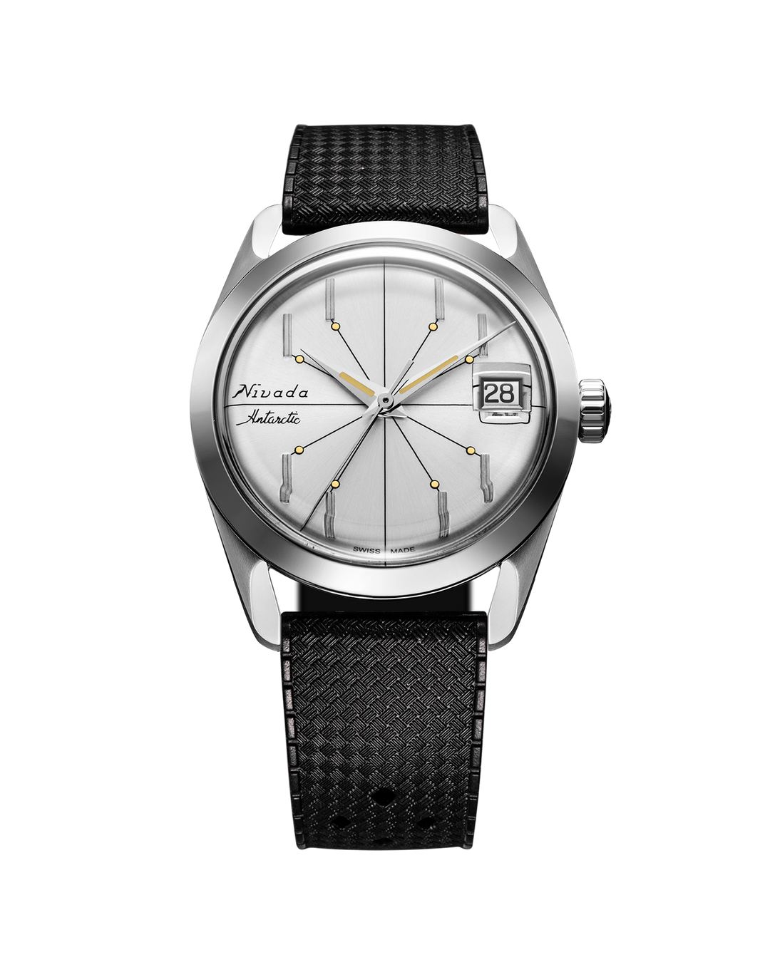 Pagliacci D'Argento　スターリングシルバー&ヴェネチアンガラス ANTARCTIC SPIDER SILVER - 35mm – Nivada Grenchen