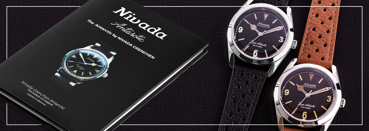 Livre Antarctic avec deux montres Antarctic
