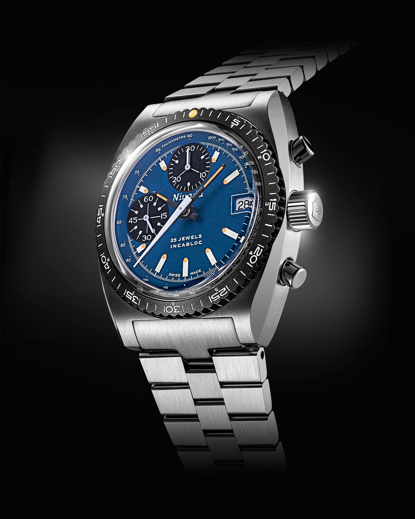 AUTOCHRON BLUE – Nivada Grenchen