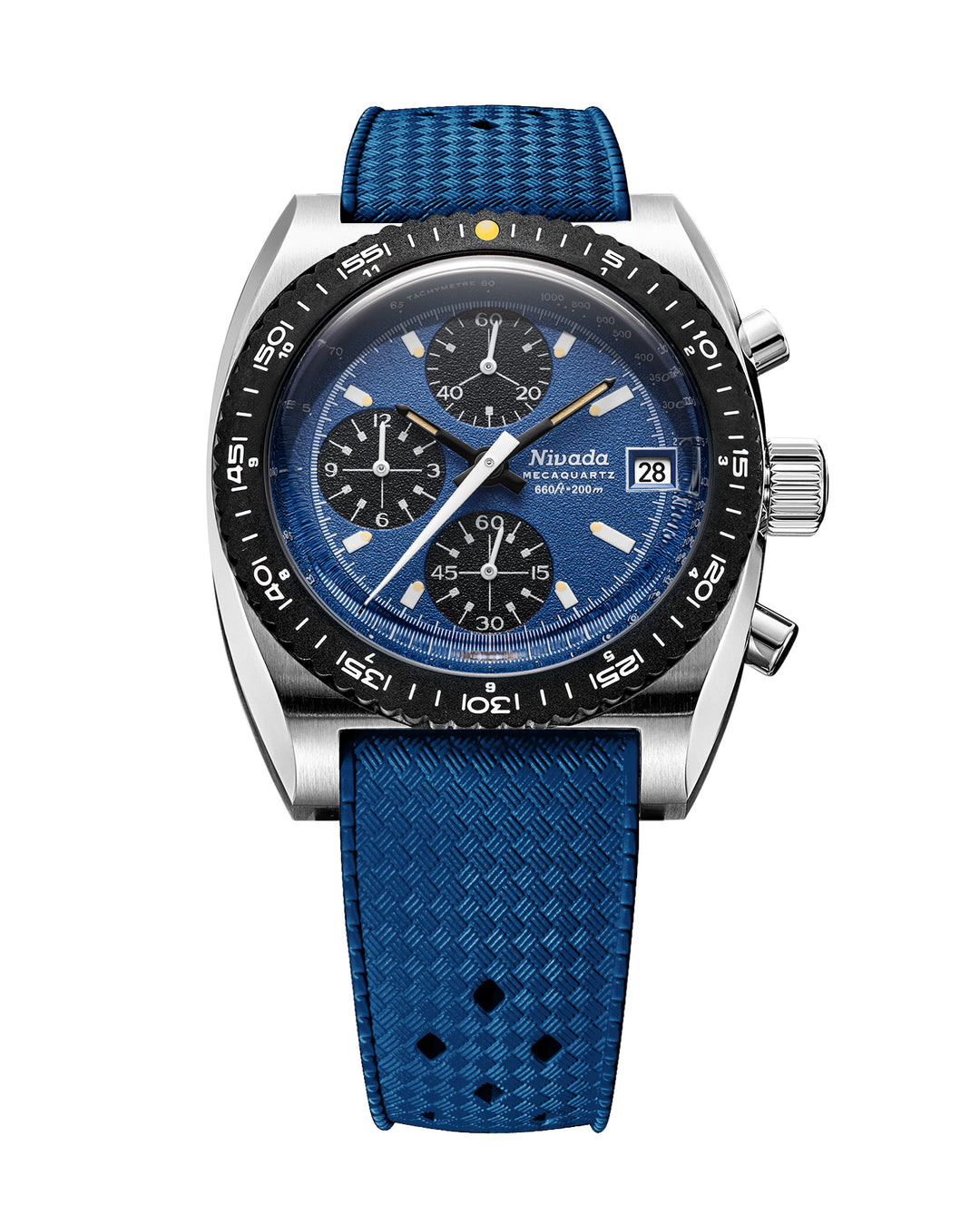 Autochron Blue Mecaquartz – Nivada Grenchen