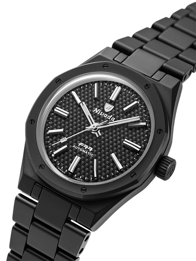 F77 BLACK CERAMIC BRAIDED DIAL