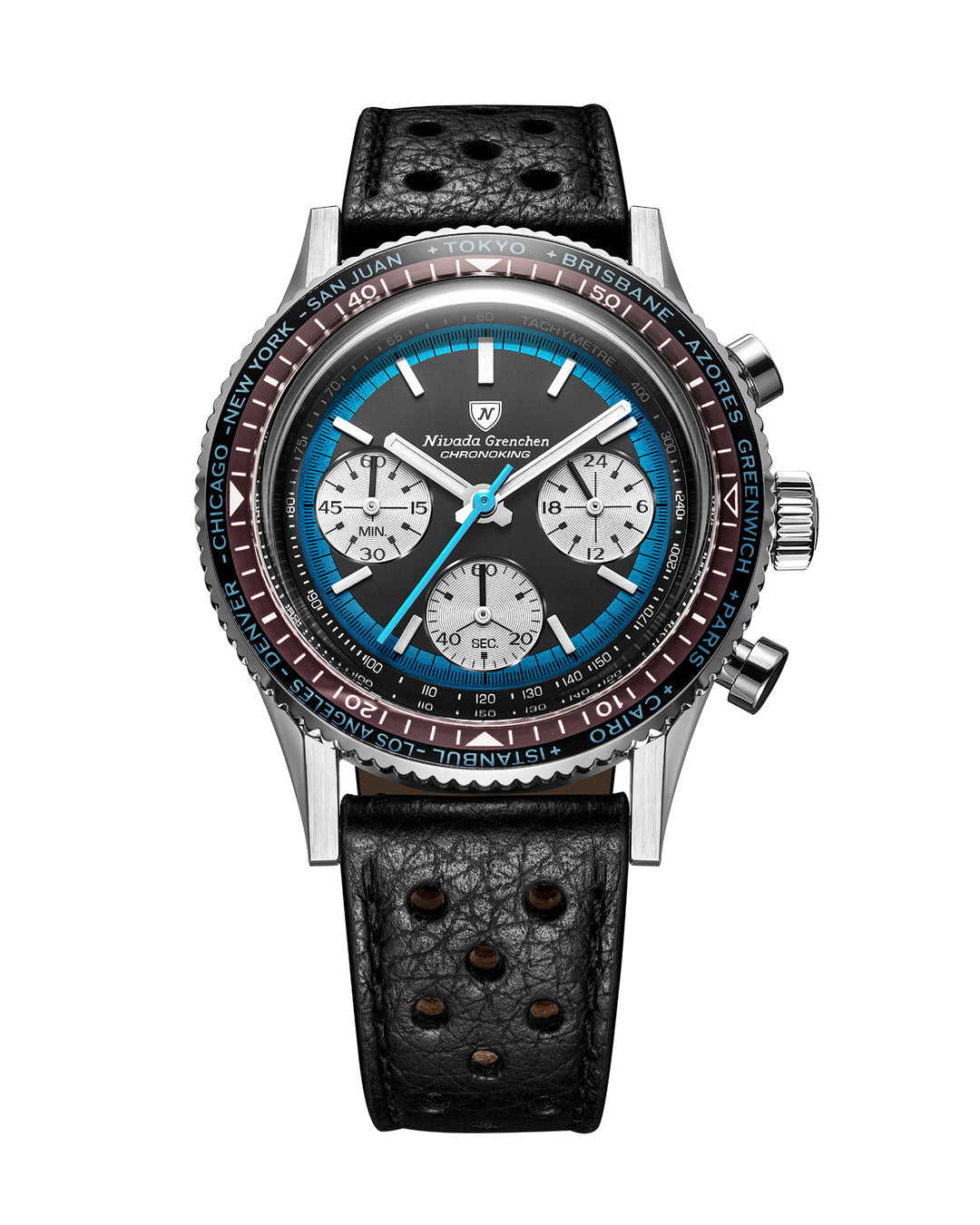 CHRONOKING RACING BLUE – Nivada Grenchen