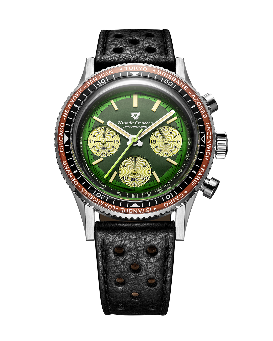 REN様 CHRONOKING RACING GREEN – Nivada Grenchen