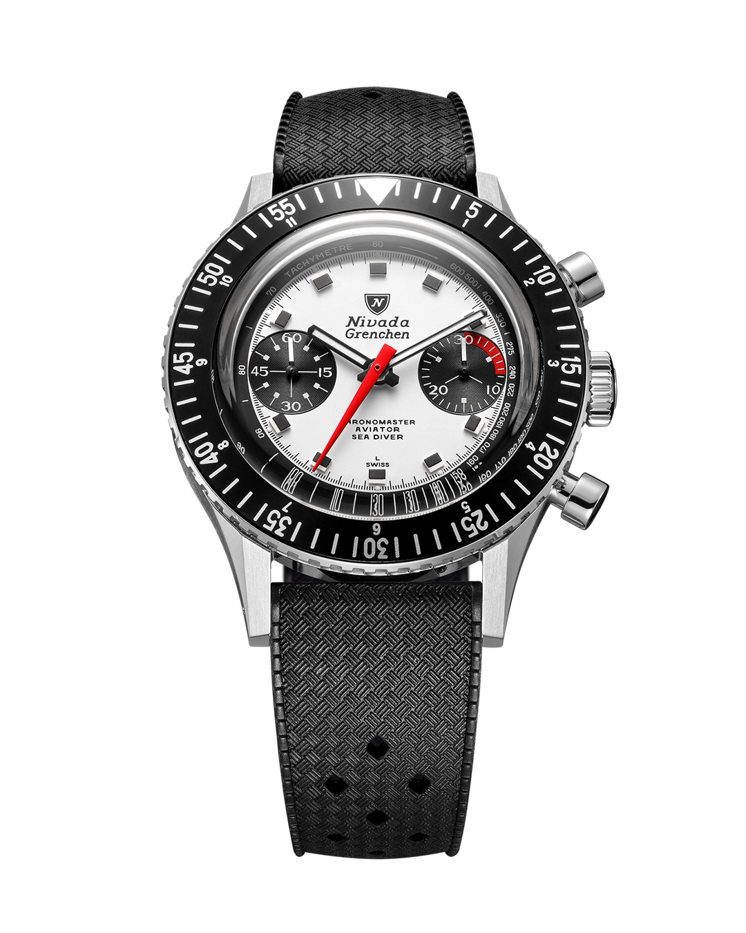 マーミット/グラナダス ソフビ CHRONOMASTER PANDA - 38MM – Nivada Grenchen