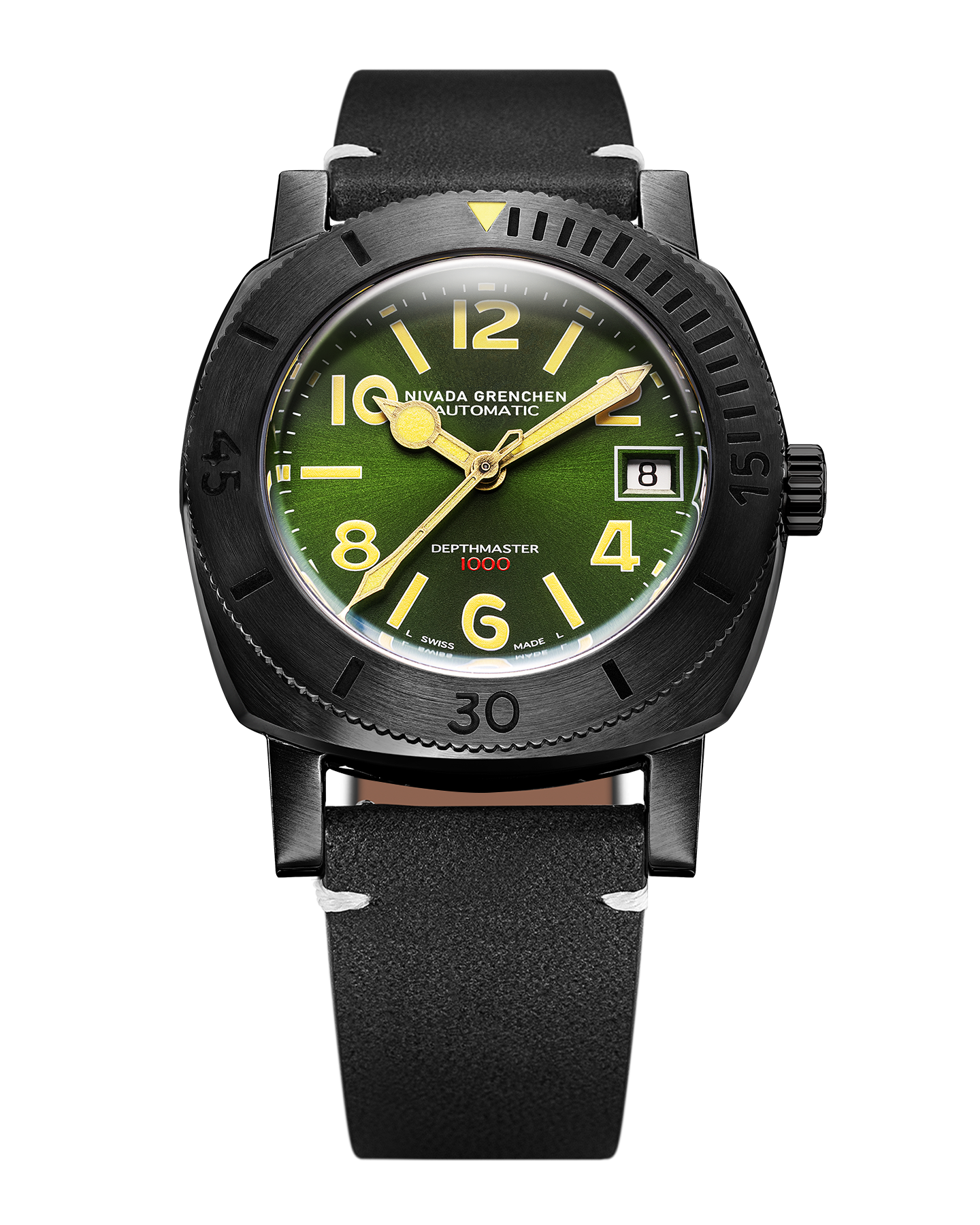 DEPTHMASTER NUMERALS - BLACK & GREEN