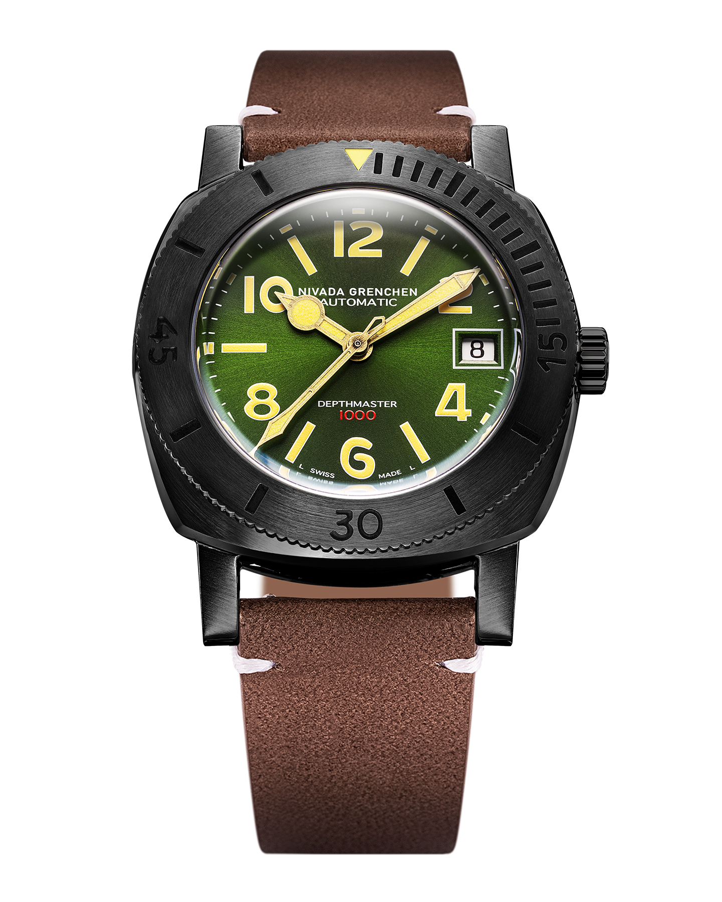 DEPTHMASTER NUMERALS - BLACK & GREEN