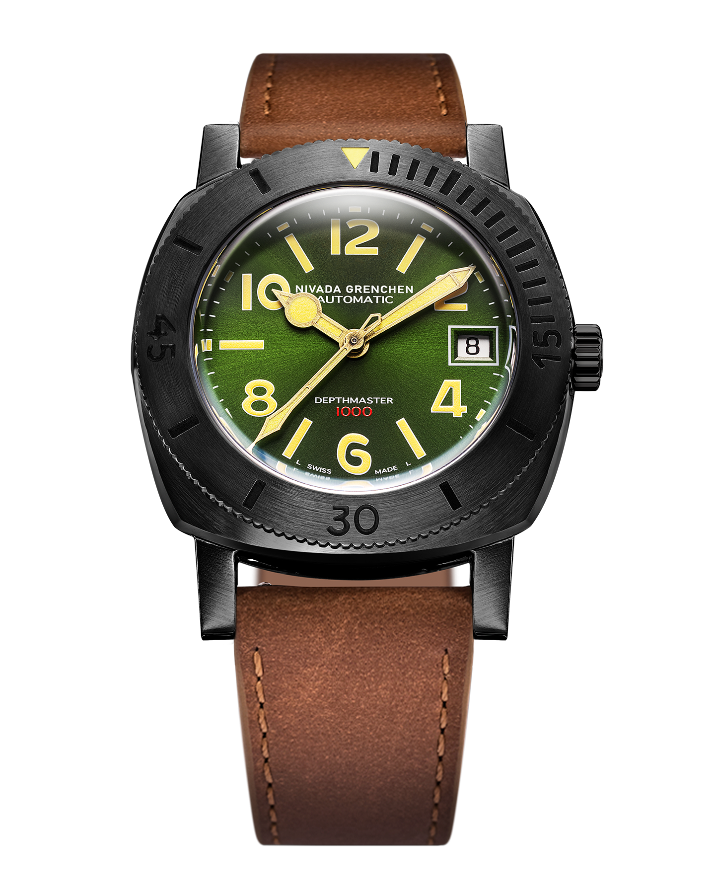 DEPTHMASTER NUMERALS - BLACK & GREEN