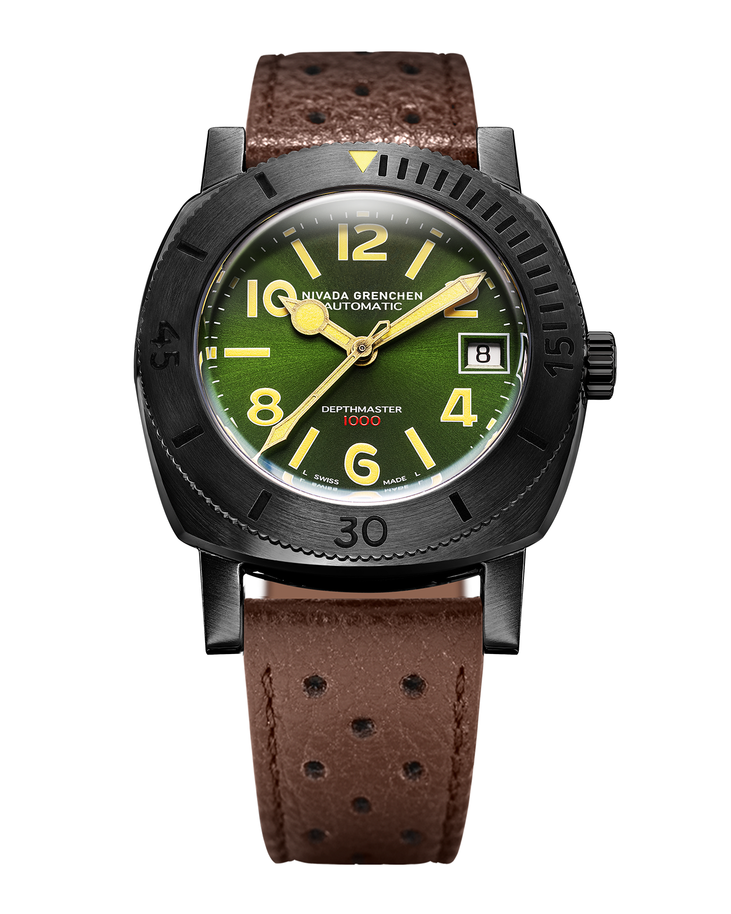 DEPTHMASTER NUMERALS - BLACK & GREEN
