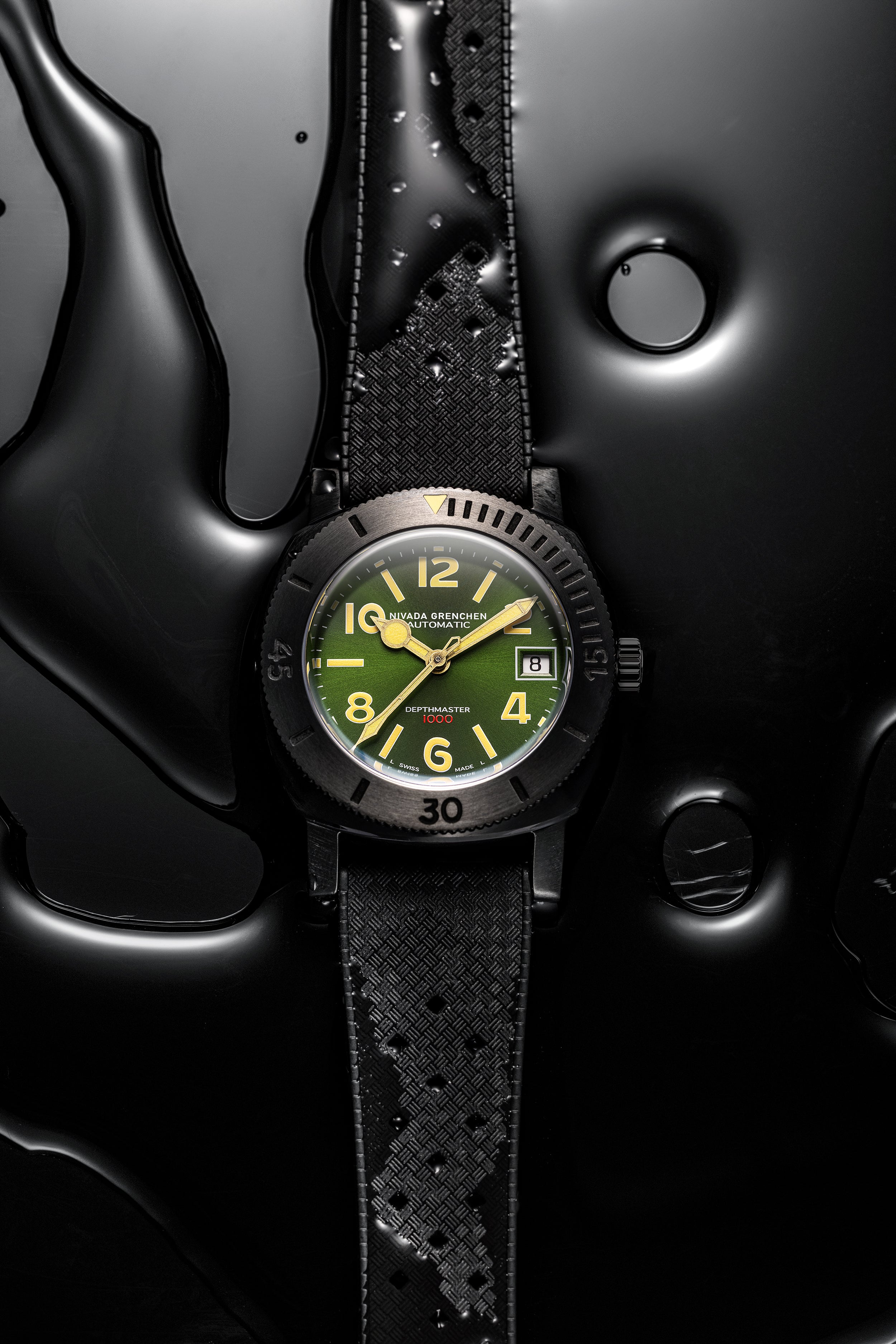 DEPTHMASTER NUMERALS - BLACK & GREEN