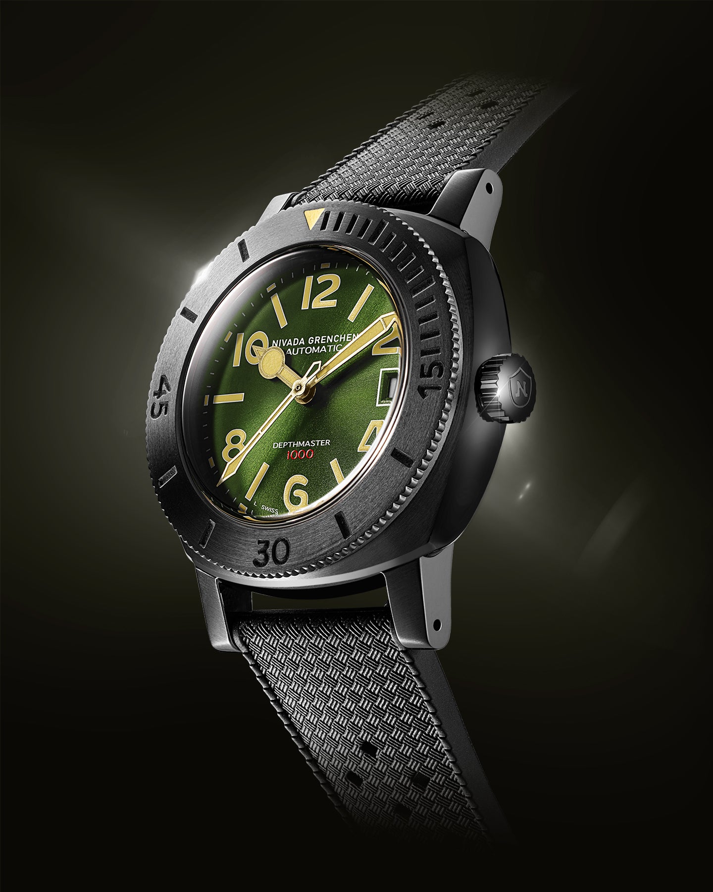DEPTHMASTER NUMERALS - BLACK & GREEN