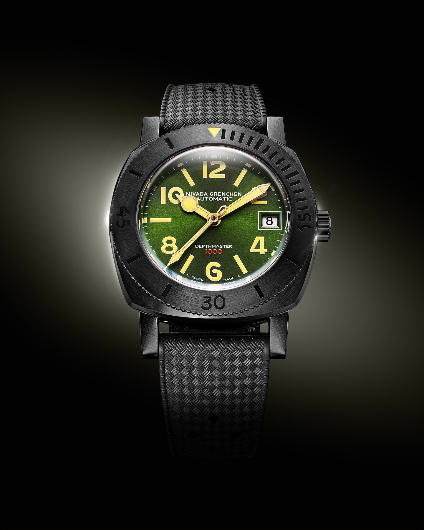 DEPTHMASTER NUMERALS - BLACK & GREEN