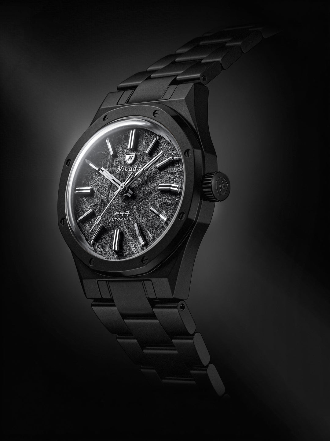 F77 BLACK CERAMIC METEORITE MK1 – Nivada Grenchen