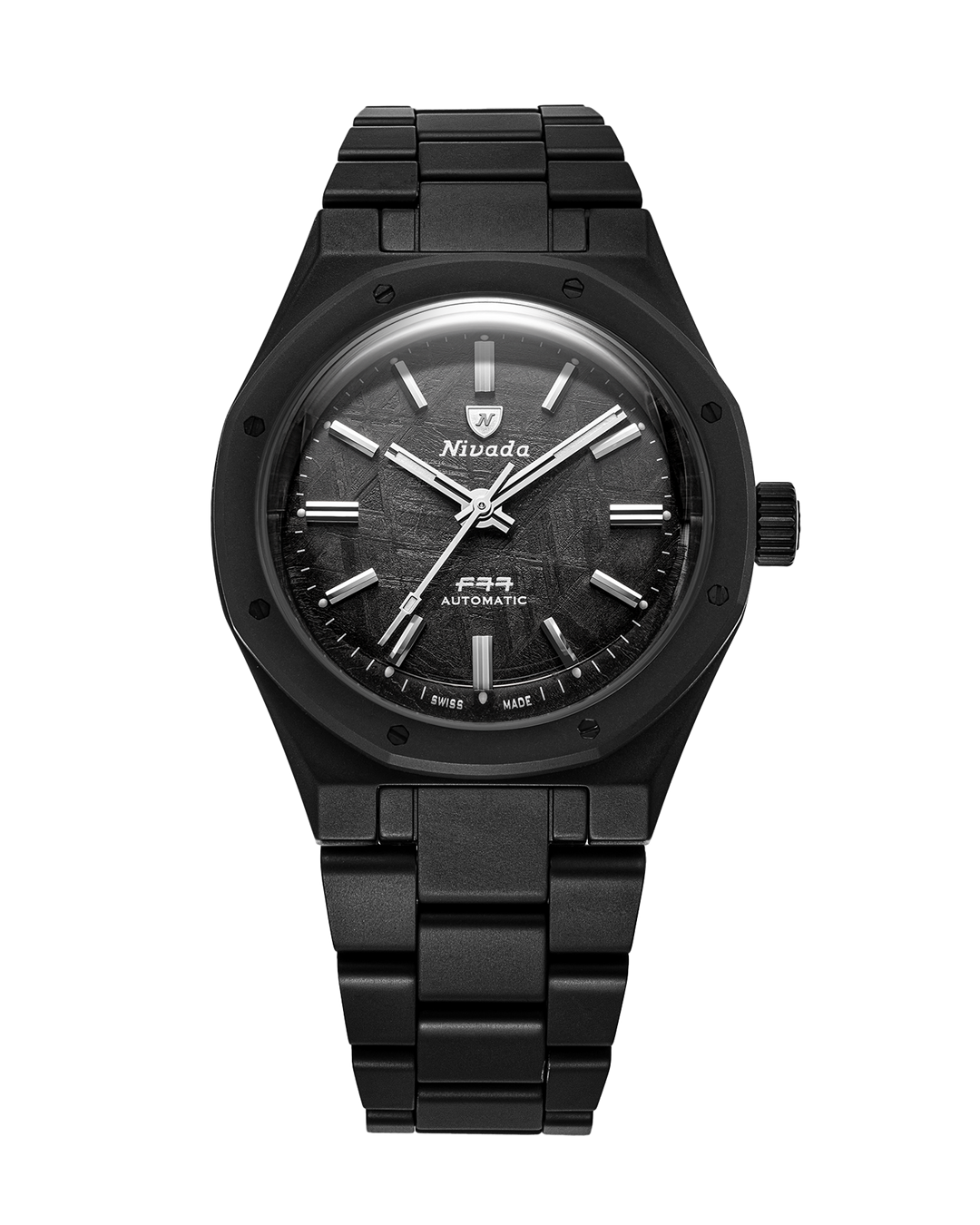 F77 BLACK CERAMIC METEORITE MK1 – Nivada Grenchen