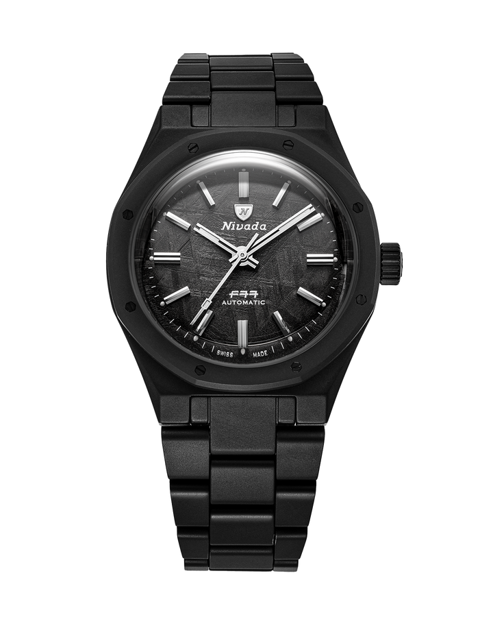 F77 BLACK CERAMIC METEORITE MK1 – Nivada Grenchen
