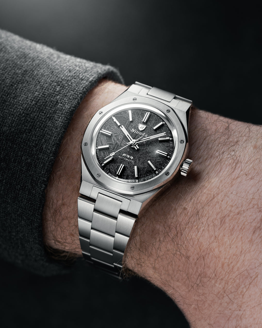 F77 TITANIUM METEORITE MK1 - 37MM – Nivada Grenchen