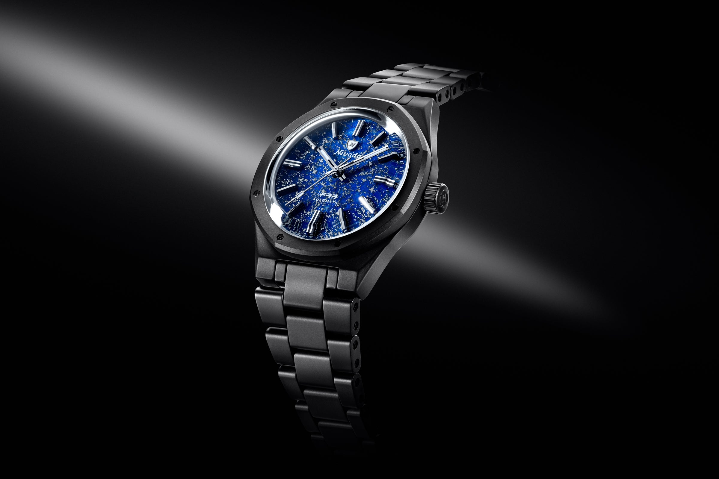 F77 BLACK CERAMIC LAPIS LAZULI MK1 – Nivada Grenchen