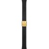 BLACK RUBBER STRAP MK2 - F77 GOLD