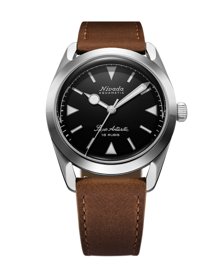 SUPER ANTARCTIC BLACK WHITE LUMINOVA - 35mm – Nivada Grenchen