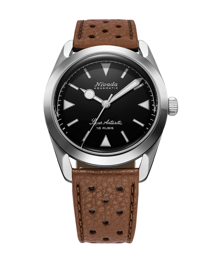 SUPER ANTARCTIC BLACK WHITE LUMINOVA - 35mm – Nivada Grenchen