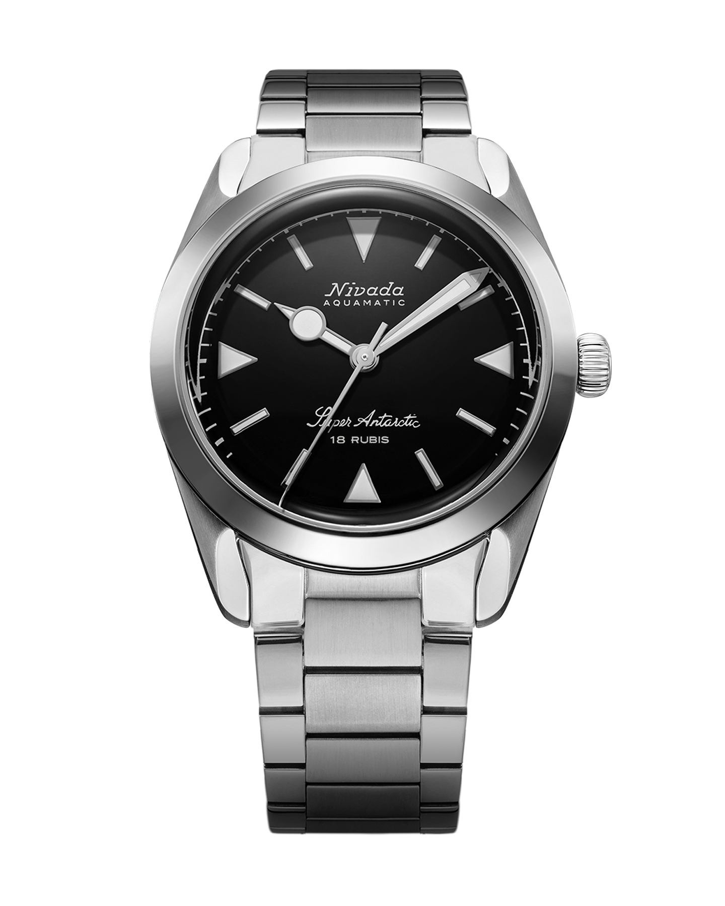 SUPER ANTARCTIC BLACK WHITE LUMINOVA - 35mm – Nivada Grenchen