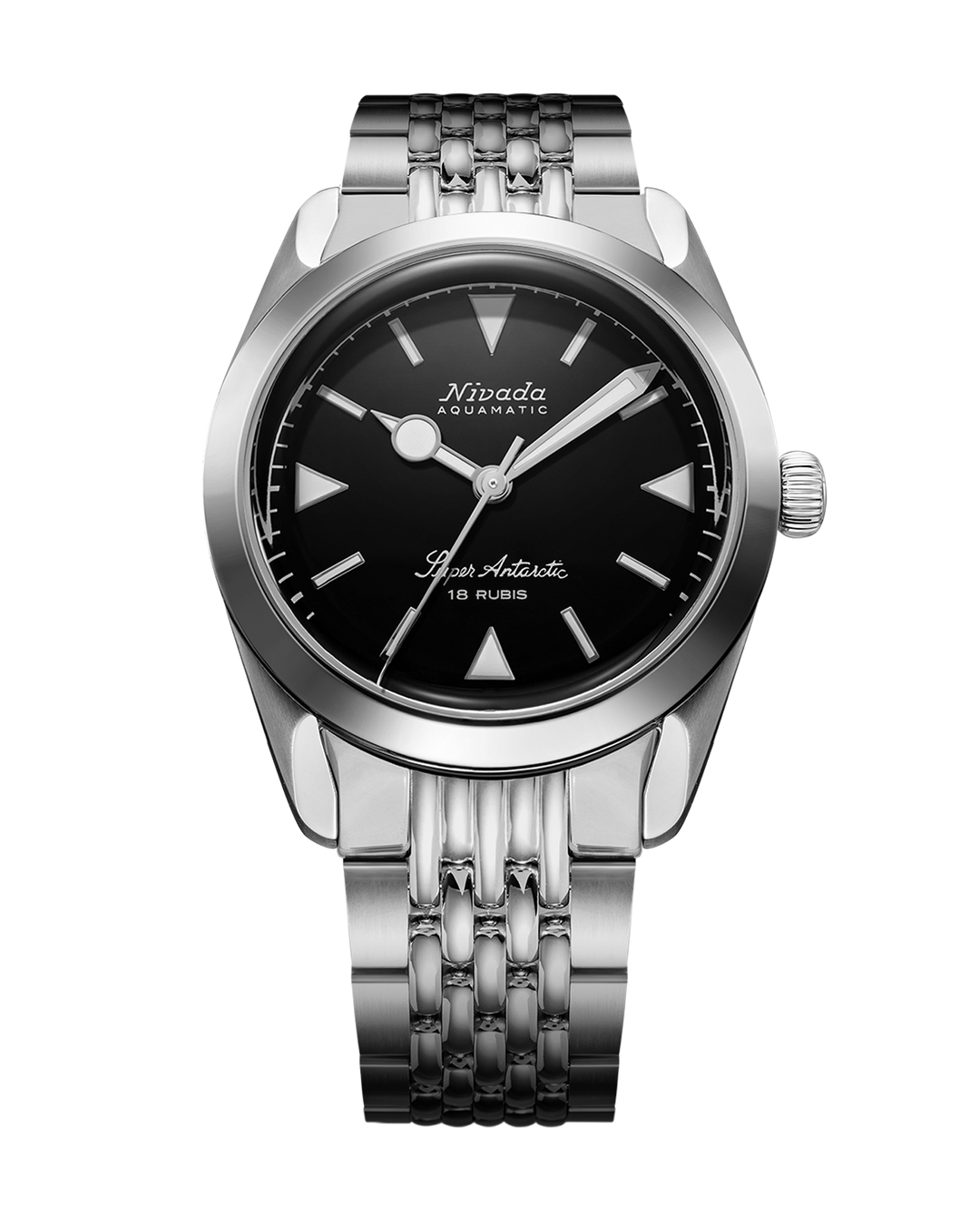洋楽 NIVA / No Capitulation SUPER ANTARCTIC BLACK WHITE LUMINOVA - 35mm – Nivada Grenchen