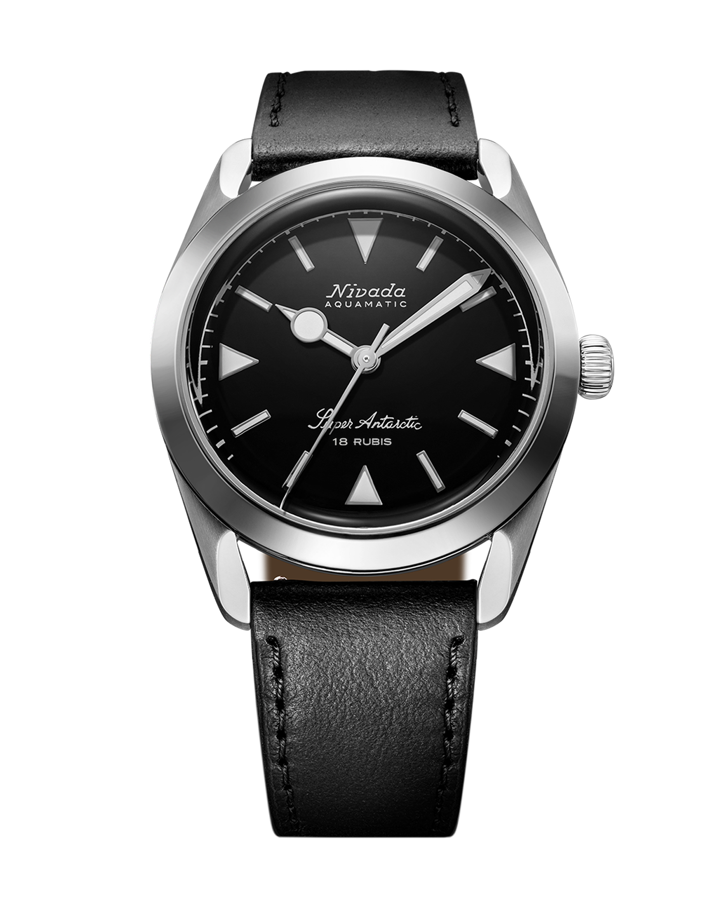SUPER ANTARCTIC BLACK WHITE LUMINOVA - 35mm – Nivada Grenchen