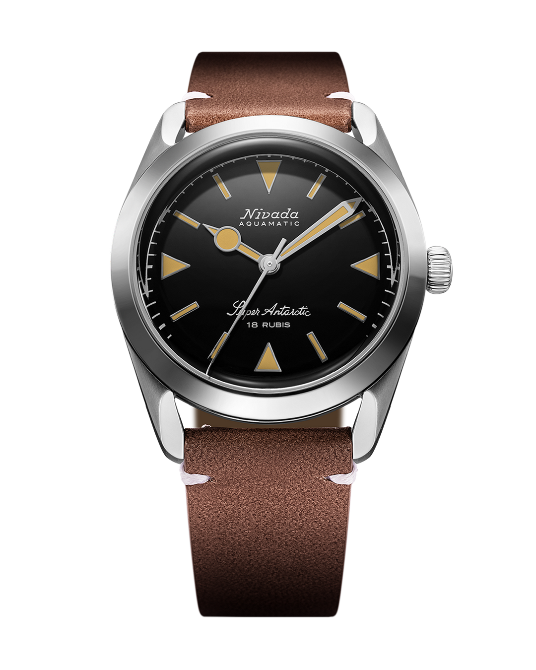 SUPER ANTARCTIC BLACK BEIGE LUMINOVA - 35mm – Nivada Grenchen SUPER ANTARCTIC BLACK BEIGE LUMINOVA - 35mm – Nivada Grenchen