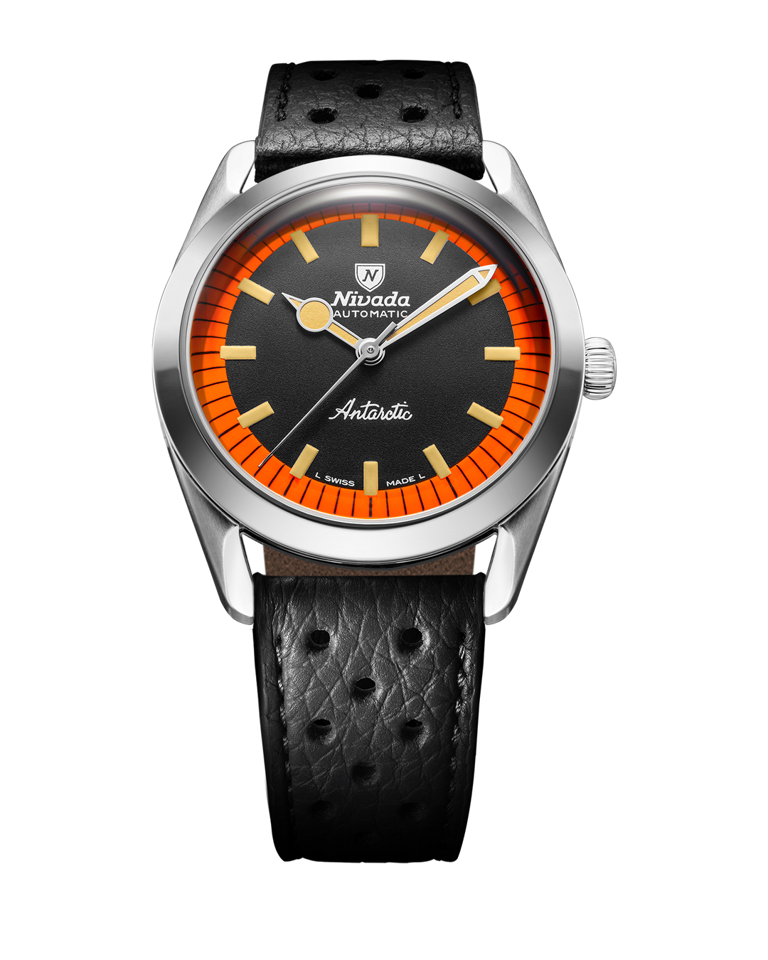 アカサタナ SUPER ANTARCTIC BLACK & ORANGE - 38MM – Nivada Grenchen