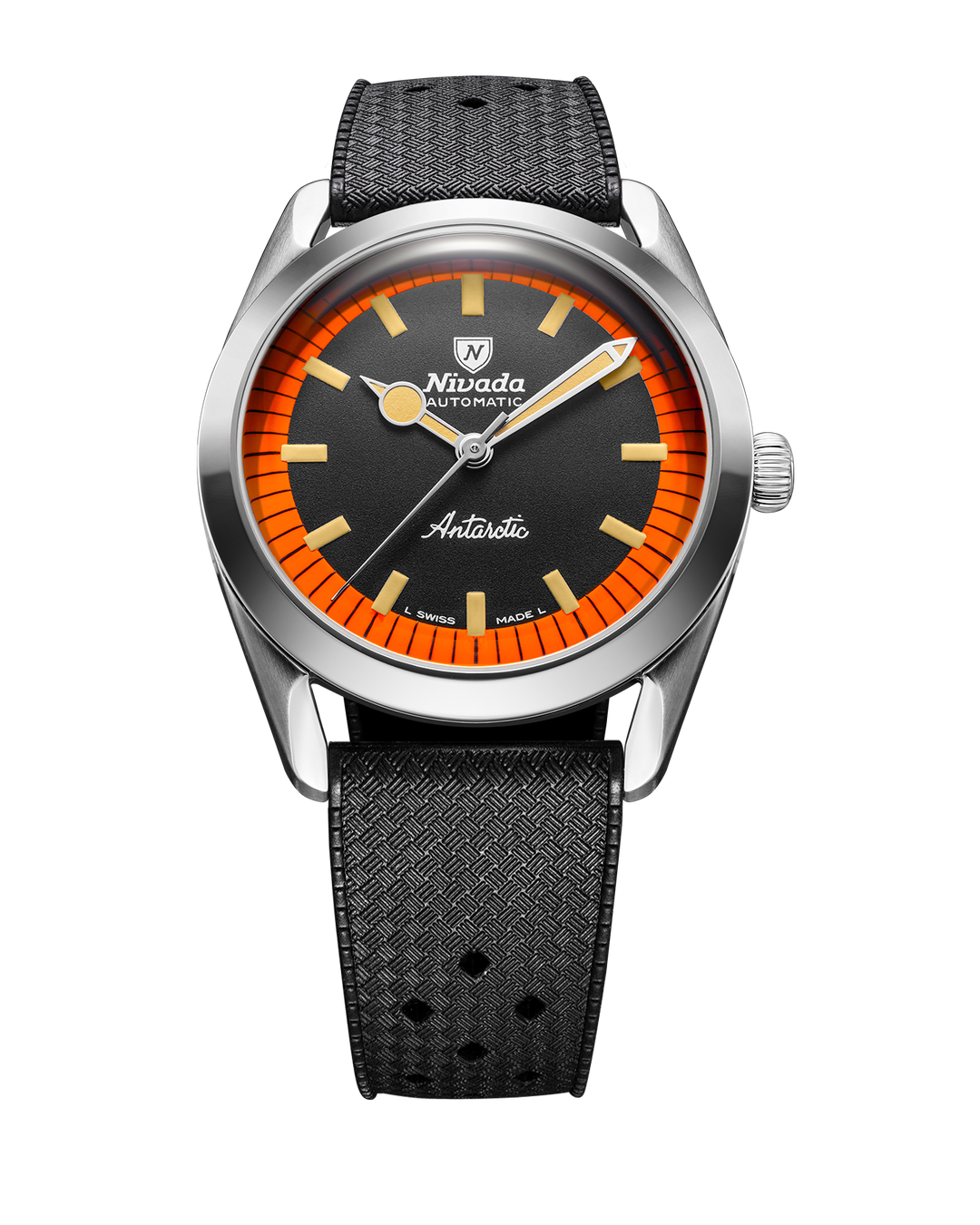 レア 極美品　C.S.E. SUPER NAUT SUPER ANTARCTIC BLACK & ORANGE - 38MM – Nivada Grenchen