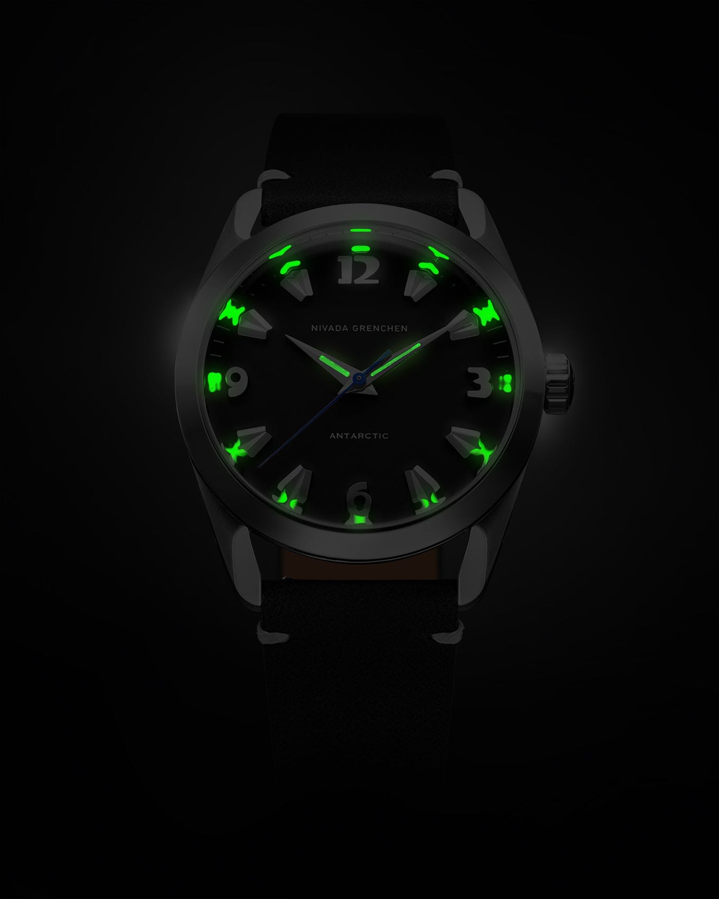 ANTARCTIC 35mm - BLACK WHITE LUMINOVA - Nivada Grenchen