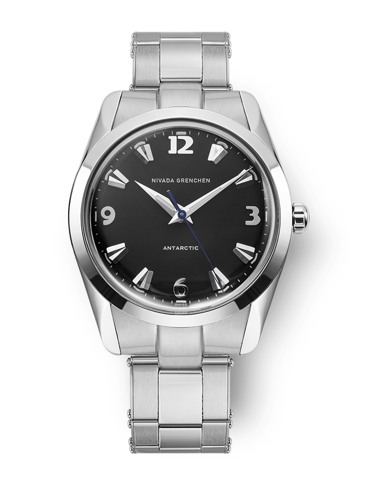 ANTARCTIC 35mm - BLACK WHITE LUMINOVA – Nivada Grenchen