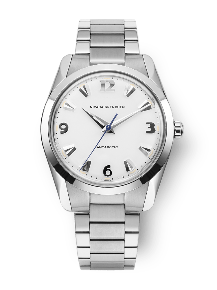 ANTARCTIC 35mm - WHITE LUMINOVA – Nivada Grenchen