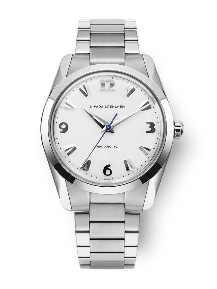 ANTARCTIC 35mm - WHITE LUMINOVA – Nivada Grenchen