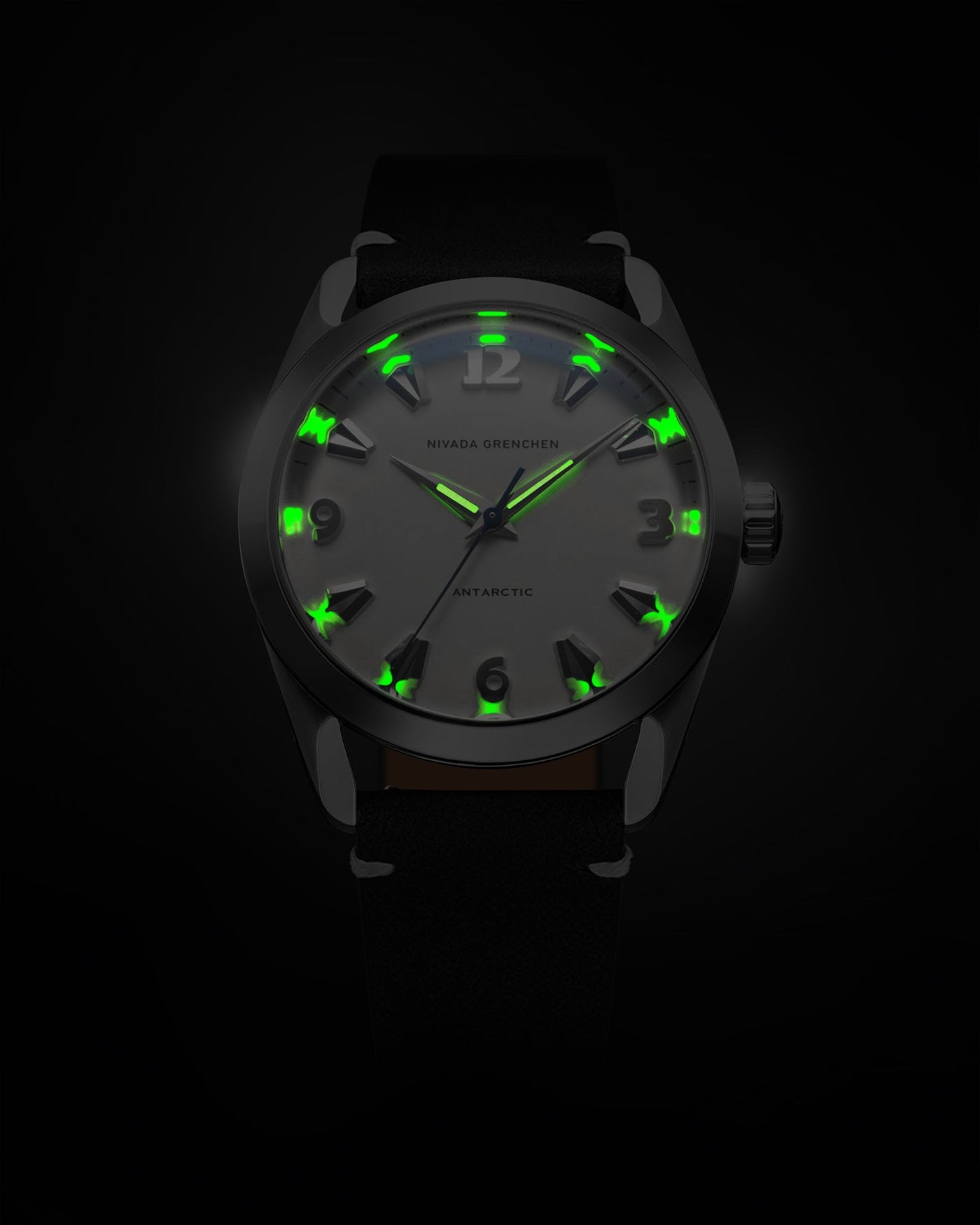 ANTARCTIC 35mm - WHITE LUMINOVA - Nivada Grenchen