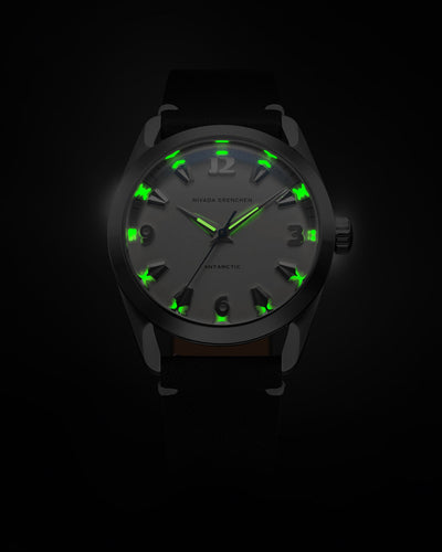 ANTARCTIC 35mm - WHITE LUMINOVA - Nivada Grenchen