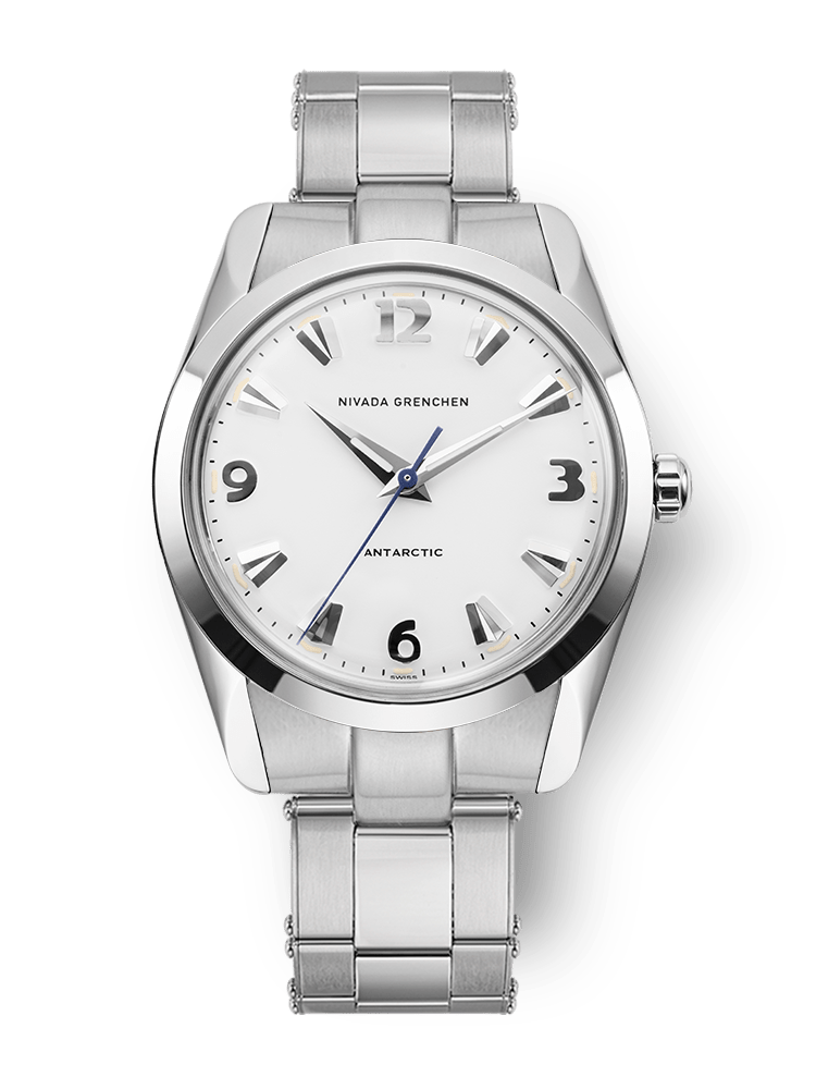 ANTARCTIC 35mm - WHITE LUMINOVA – Nivada Grenchen