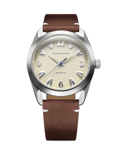 ANTARCTIC 38mm - EGGSHELL BEIGE LUMINOVA - Nivada Grenchen