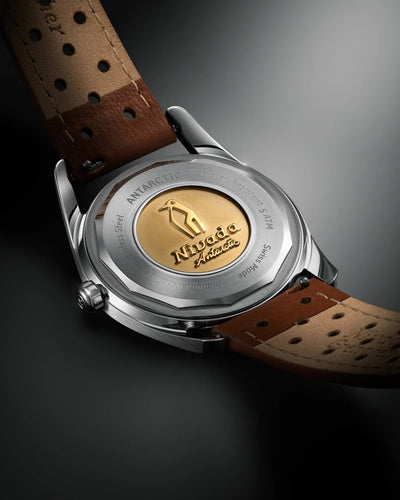 ANTARCTIC 38mm - EGGSHELL BEIGE LUMINOVA - Nivada Grenchen